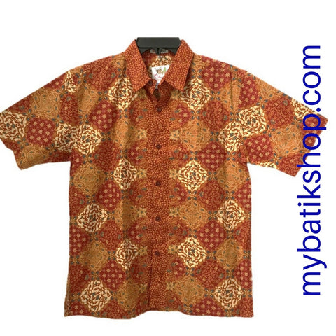 Batik Keris for Boys Pumpkin Spice Size 16