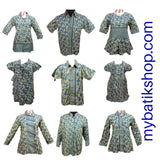 Family Batik - Boy Blue Cotton Print