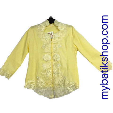 Kebaya for Girls Yellow