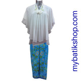 Sarong Skirt Ready Wear - All Blue