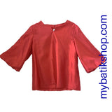 Ethnic Taffeta Yeti Red