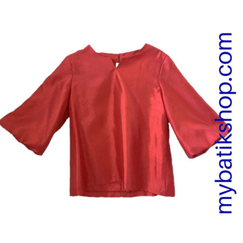 Ethnic Taffeta Yeti Red