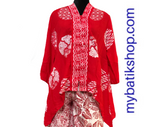 Kebaya Paris Red Slampad