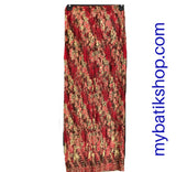 Red Long Prisket Skirt