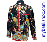 Batik Romo Koko for Men Semi Tulis Solo Long-sleeves